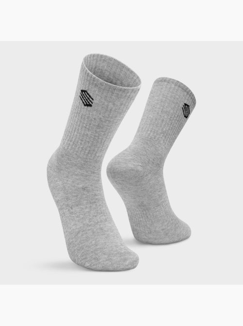 Pack de 3 pares de calcetines deportivos lifestyle hombre y mujer step - Kiabi Pack de 3 pares de calcetines deportivos lifestyle hombre y mujer step - Kiabi