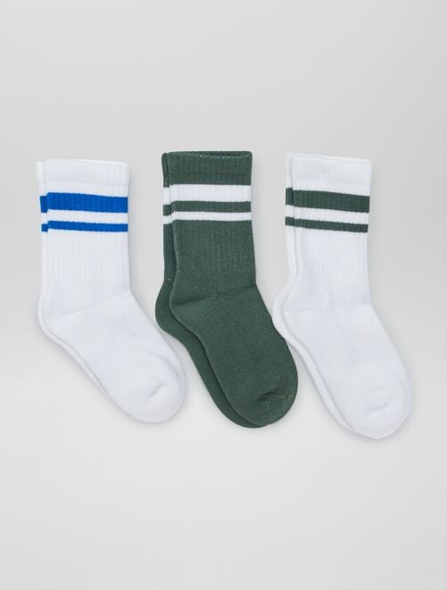 Pack de 2 pares de calcetines Classics, VERDE