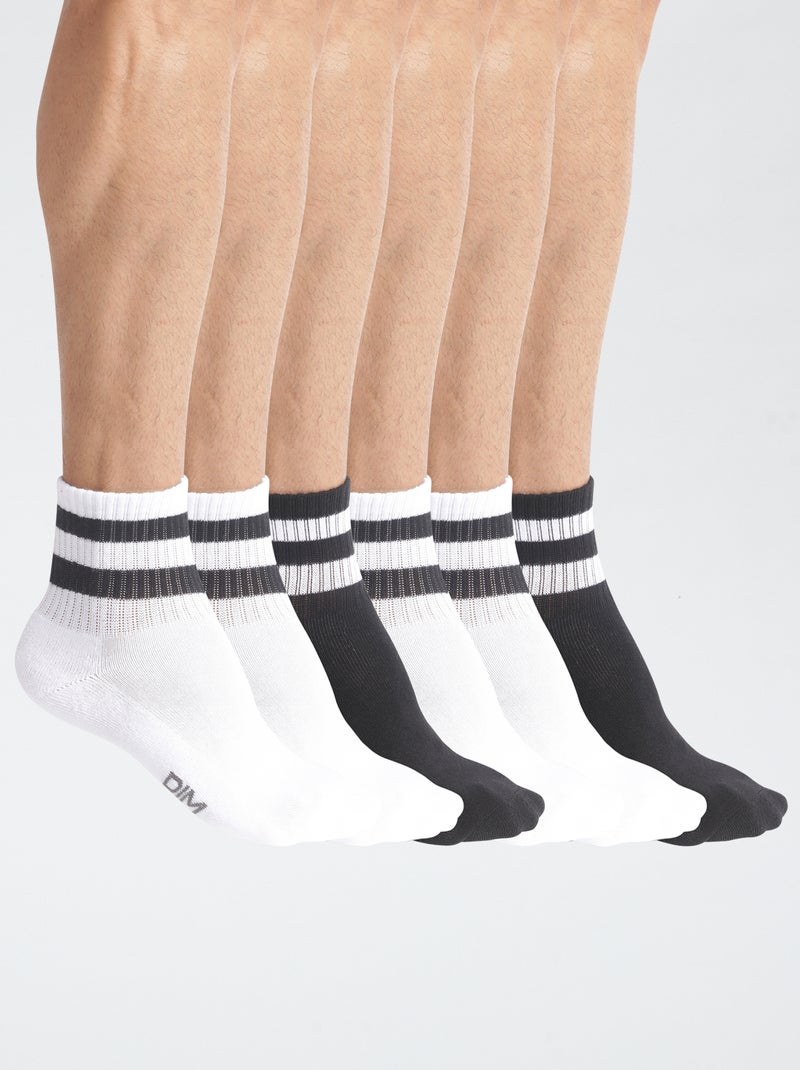 Pack de 3 pares de calcetines 'DIM' de algodón Blanco - Kiabi