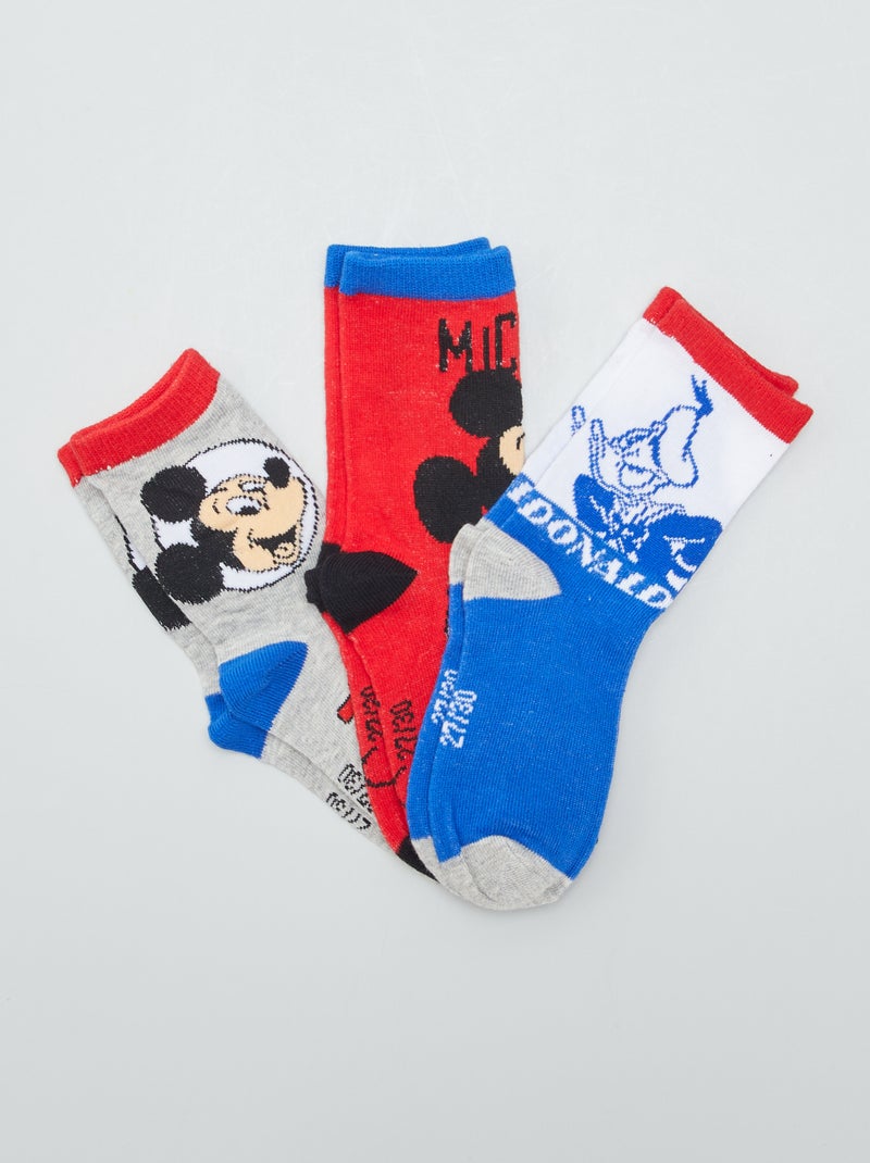 Pack de 3 pares de calcetines 'Disney' GRIS - Kiabi