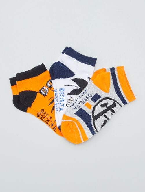 Pack de 3 pares de calcetines 'Dragon Ball Z' - Kiabi