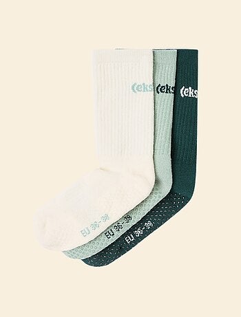 Pack de 3 pares de calcetines (ekstract) antideslizantes de algodón