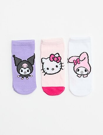 Pack de 3 pares de calcetines 'Hello Kitty'