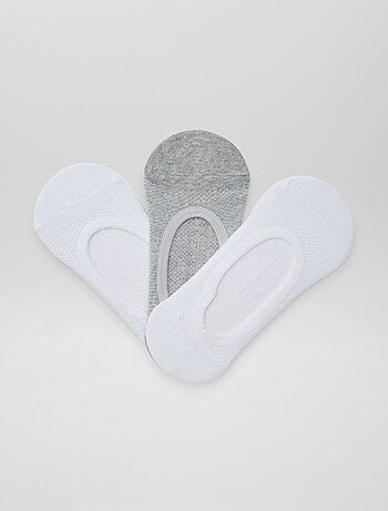 Pack de 3 pares de calcetines invisibles