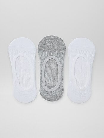 Pack de 3 pares de calcetines invisibles