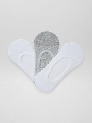 Pack de 3 pares de calcetines invisibles