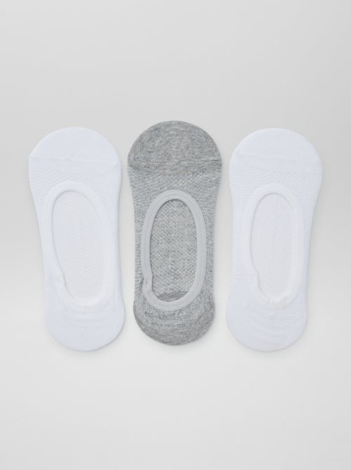 Pack de 3 pares de calcetines invisibles - Kiabi