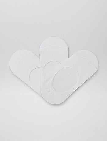 Pack de 3 pares de calcetines invisibles