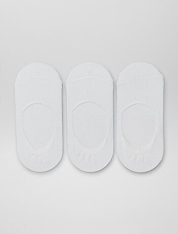 Pack de 3 pares de calcetines invisibles