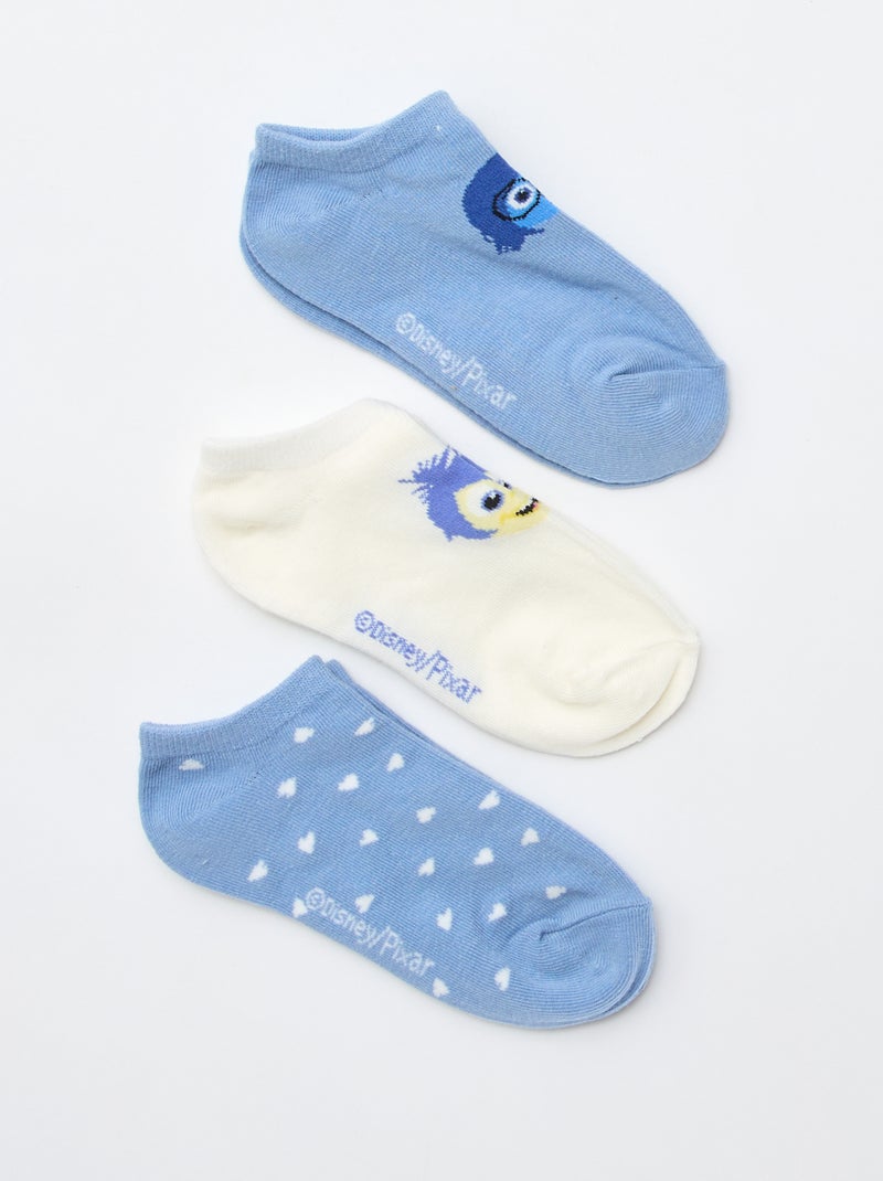 Pack de 3 pares de calcetines invisibles 'Disney' Blanco - Kiabi