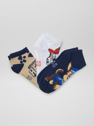 Pack de 3 pares de calcetines invisibles 'La Patrulla Canina'