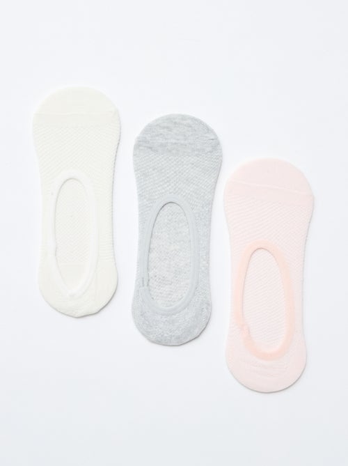 Pack de 3 pares de calcetines invisibles - Kiabi