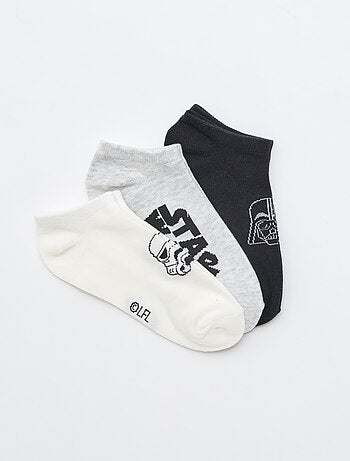 Pack de 3 pares de calcetines invisibles 'Star Wars'