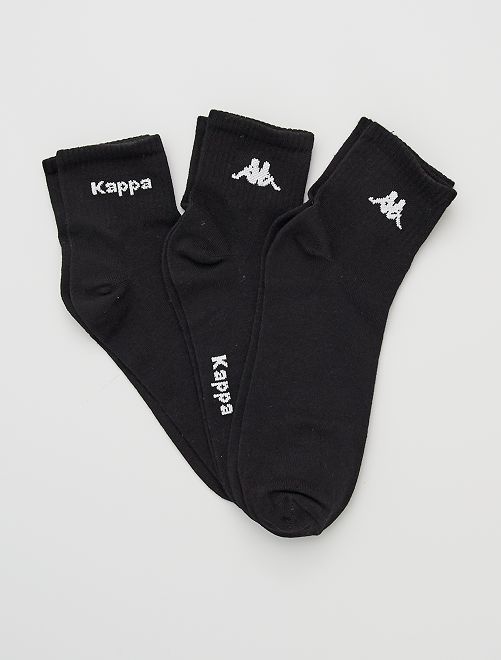Pack de 3 pares de calcetines 'Kappa'                                         negro 
