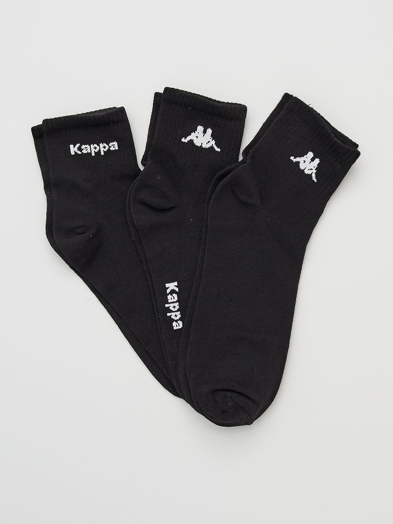 Pack de 3 pares de calcetines 'Kappa' negro - Kiabi
