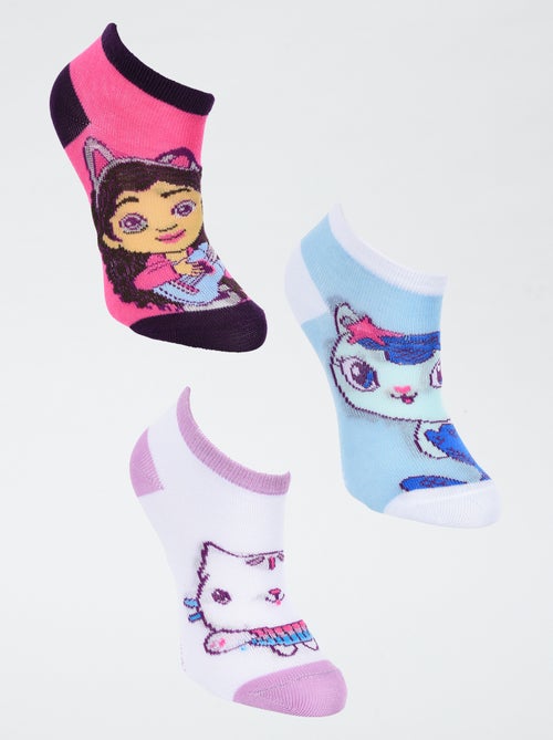 Pack de 3 pares de calcetines 'La casa de muñecas de Gabby' - Kiabi