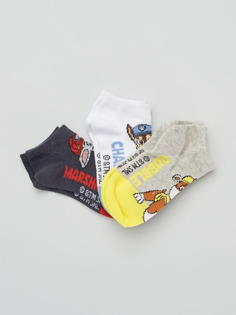 Pack de 3 pares de calcetines 'La Patrulla Canina' ROJO - Kiabi