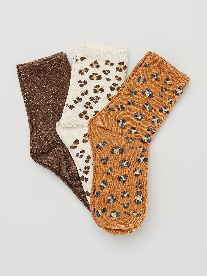 Pack de pares de calcetines 'leopardo' - - Kiabi -