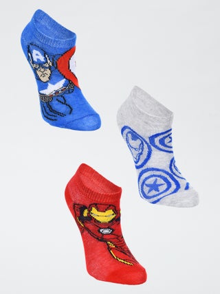 Pack de 3 pares de calcetines 'Los Vengadores' de 'Marvel'