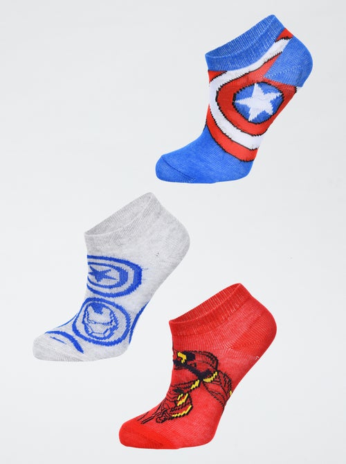Pack de 3 pares de calcetines 'Los Vengadores' de 'Marvel' - Kiabi