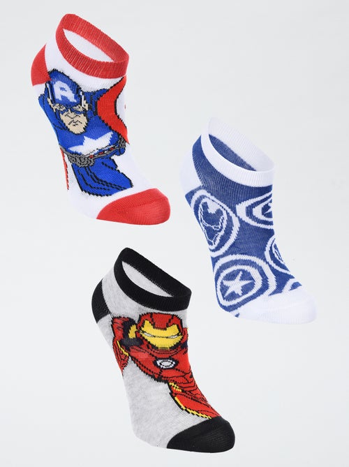 Pack de 3 pares de calcetines 'Los Vengadores' de 'Marvel' - Kiabi