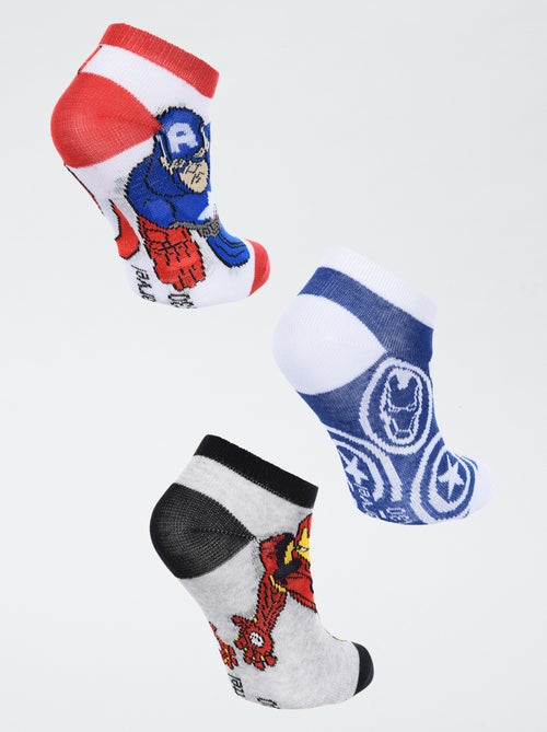 Pack de 3 pares de calcetines 'Los Vengadores' de 'Marvel' - Kiabi