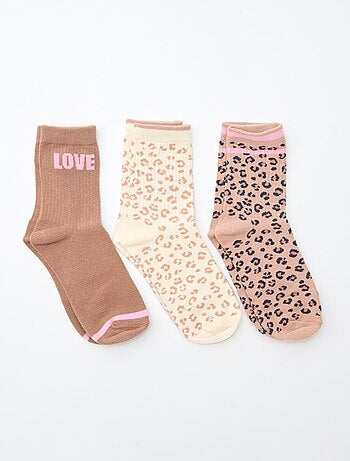 Pack de 3 pares de calcetines