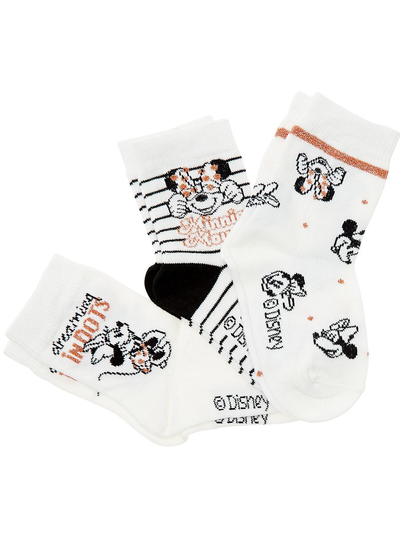 Pack de 3 pares de calcetines 'Minnie' minnie - Kiabi