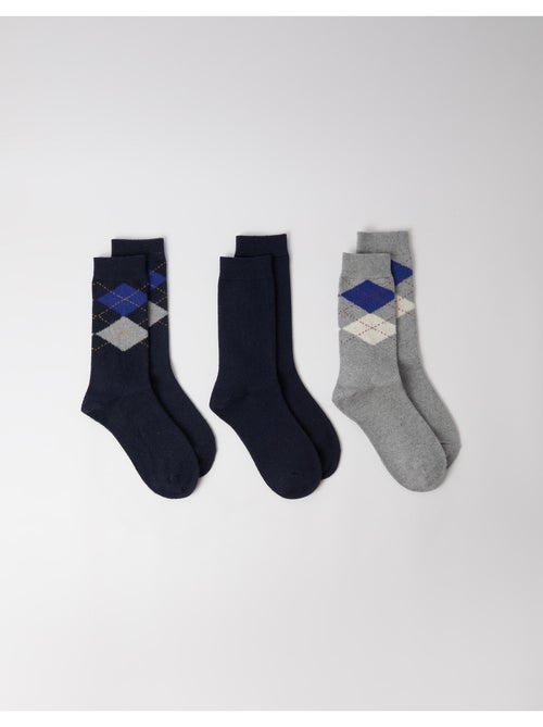 Pack de 3 pares de calcetines, mo fashion - Kiabi Pack de 3 pares de calcetines, mo fashion - Kiabi