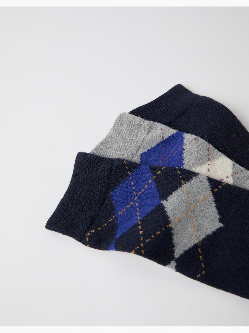 Pack de 3 pares de calcetines, mo fashion Azul - Kiabi