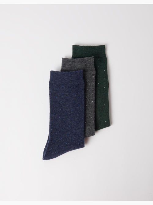 Pack de 3 pares de calcetines, mo fashion - Kiabi Pack de 3 pares de calcetines, mo fashion - Kiabi