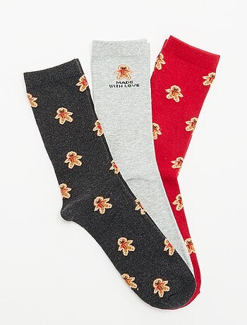 Pack de 3 pares de calcetines