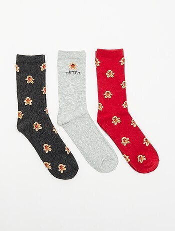 Pack de 3 pares de calcetines