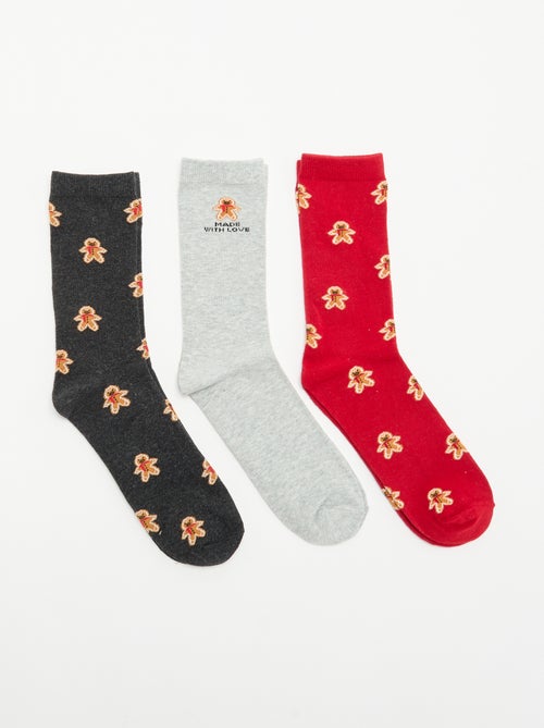 Pack de 3 pares de calcetines - Kiabi
