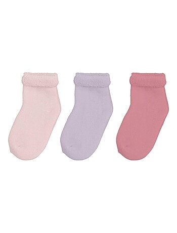 Pack de 3 pares de calcetines para bebé
