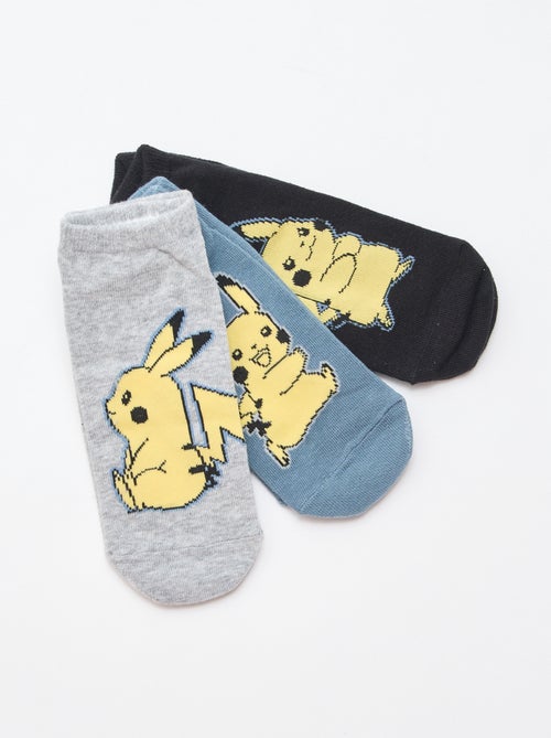 Pack de 3 pares de calcetines 'Pokémon' - Kiabi