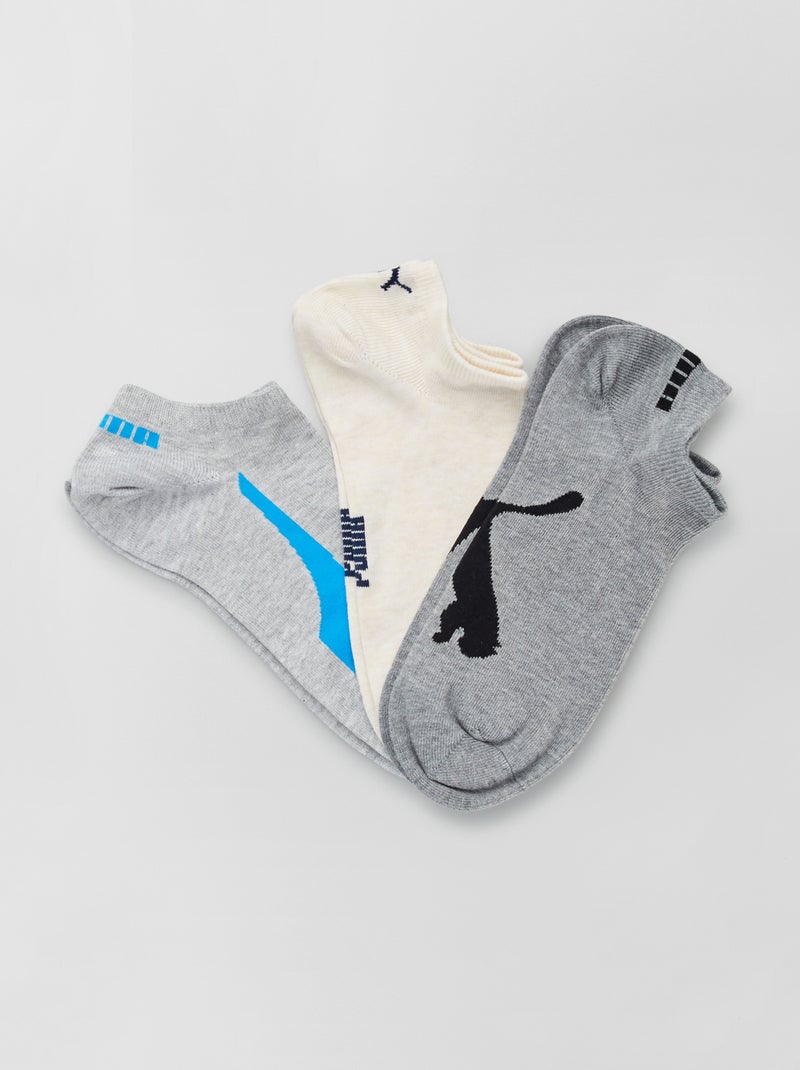 Pack de 3 pares de calcetines 'Puma' BEIGE - Kiabi