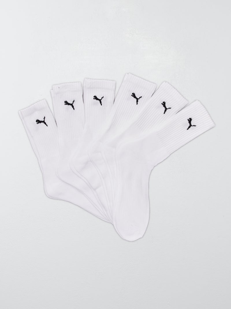 Pack de 3 pares de calcetines 'Puma' BLANCO - Kiabi