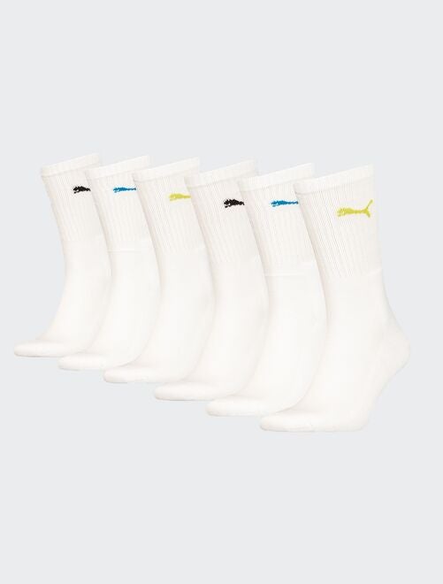 Pack de 3 pares de calcetines 'Puma' - VERDE - Kiabi - 9.00€