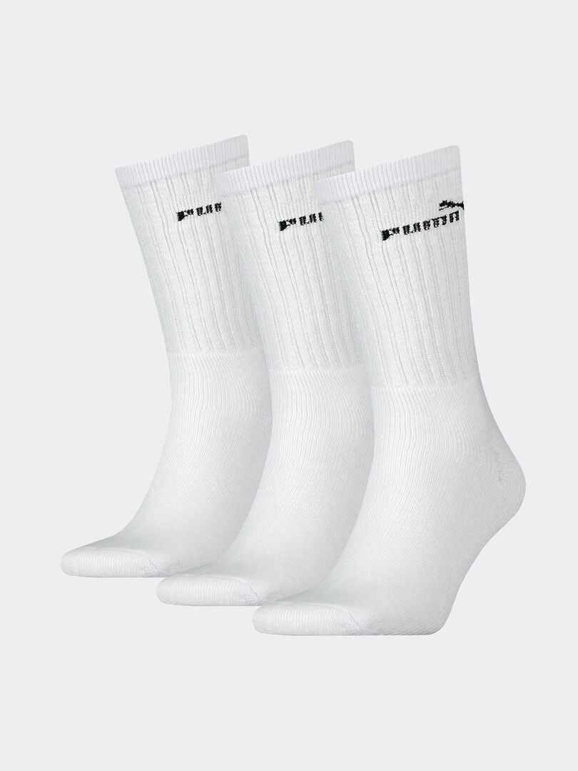 Pack de 3 pares de calcetines 'Puma' BLANCO - Kiabi