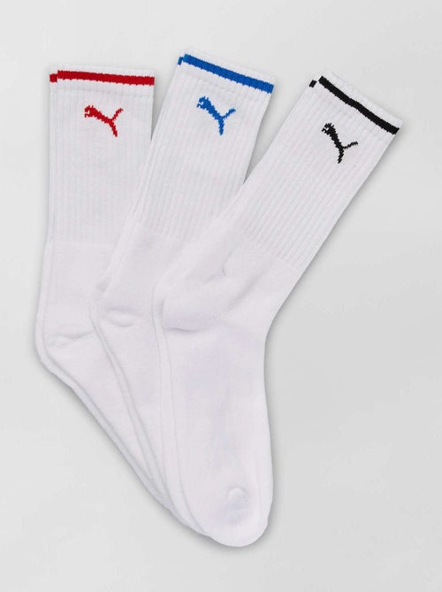 Pack de 3 pares de calcetines 'Puma' - Kiabi