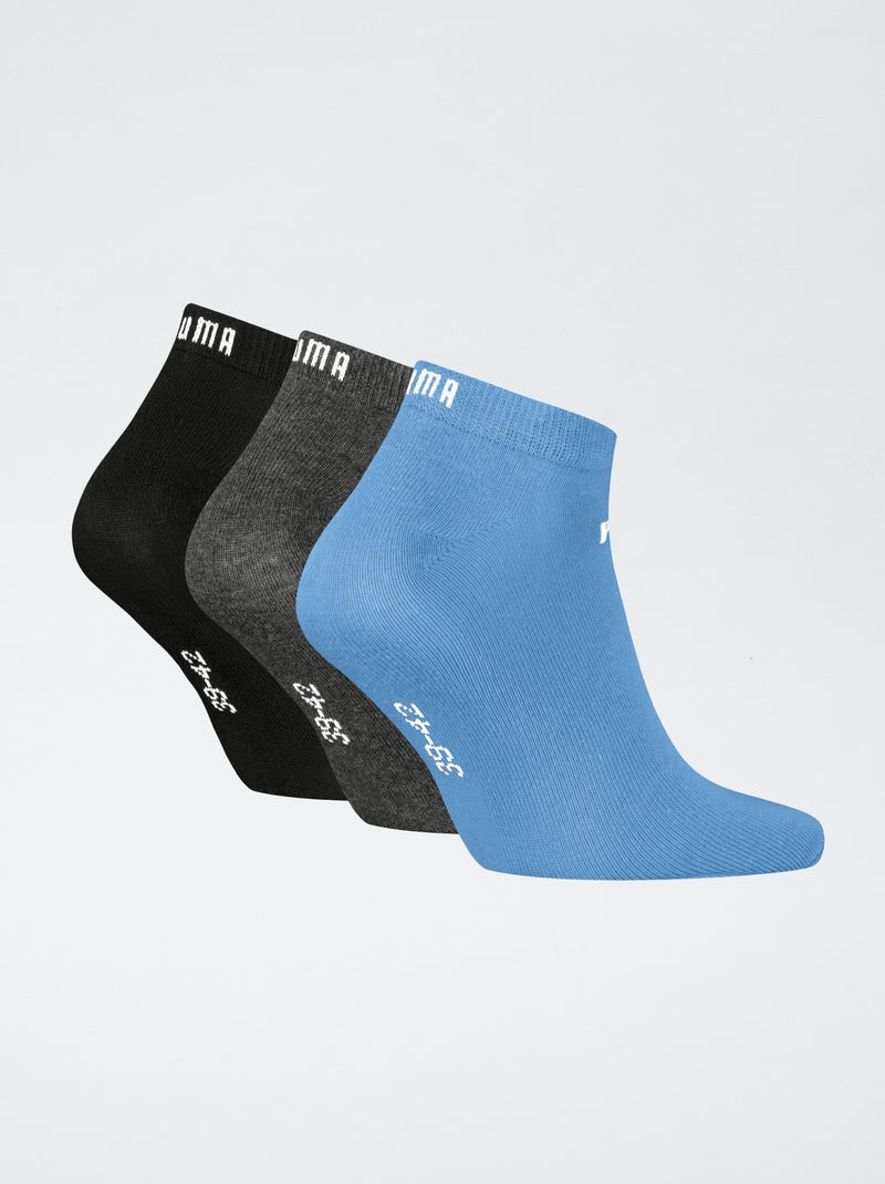 Pack de 3 pares de calcetines 'Puma' Gris - Kiabi