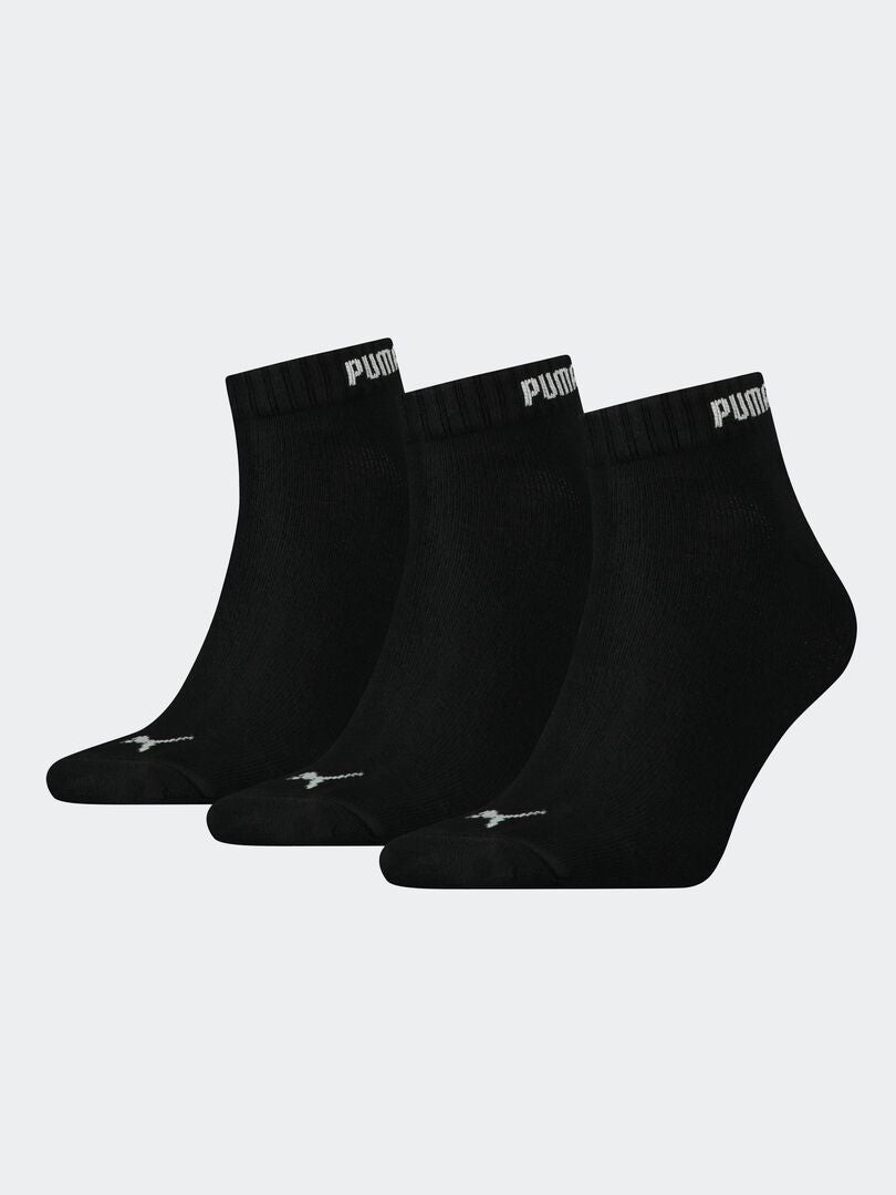 Pack de 3 pares de calcetines 'Puma' NEGRO - Kiabi