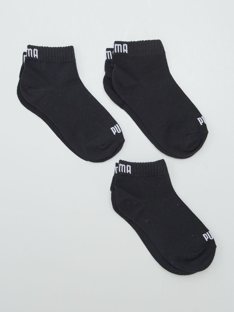 Pack de 3 pares de calcetines 'Puma' NEGRO - Kiabi