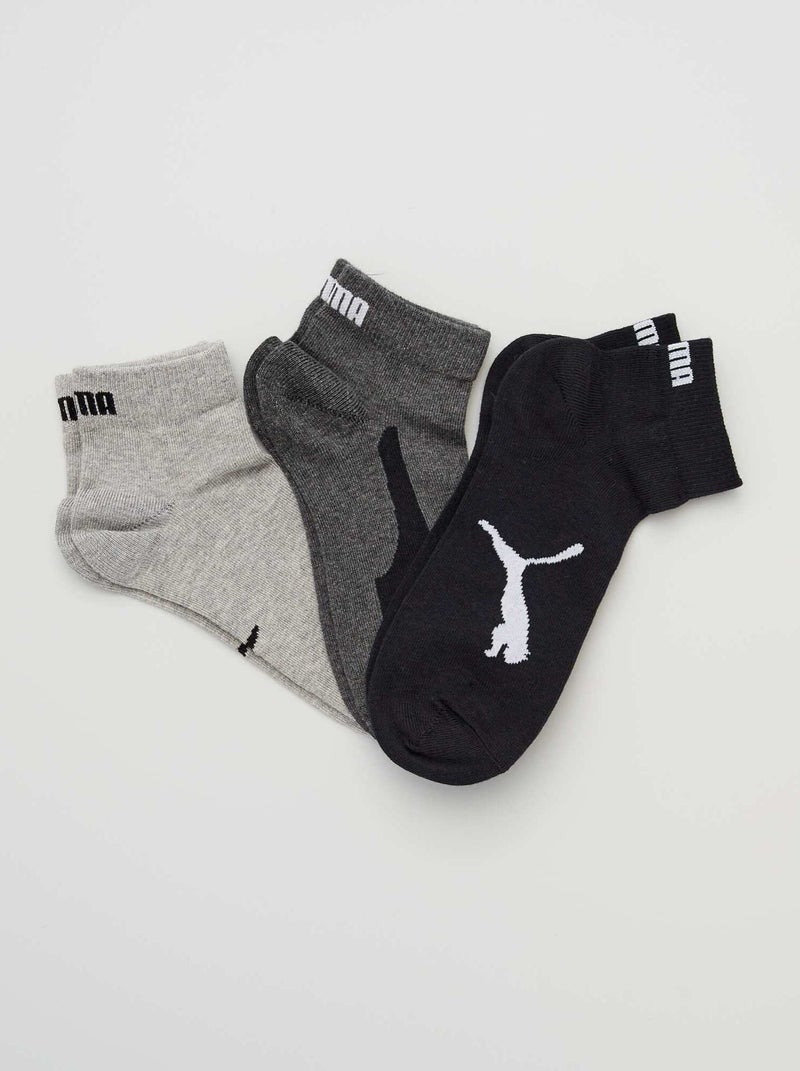 Pack de 3 pares de calcetines 'Puma' NEGRO - Kiabi