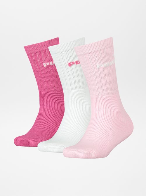 Pack de 3 pares de calcetines 'Puma' - Kiabi