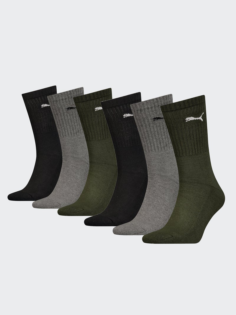 Pack de 3 pares de calcetines 'Puma' VERDE - Kiabi