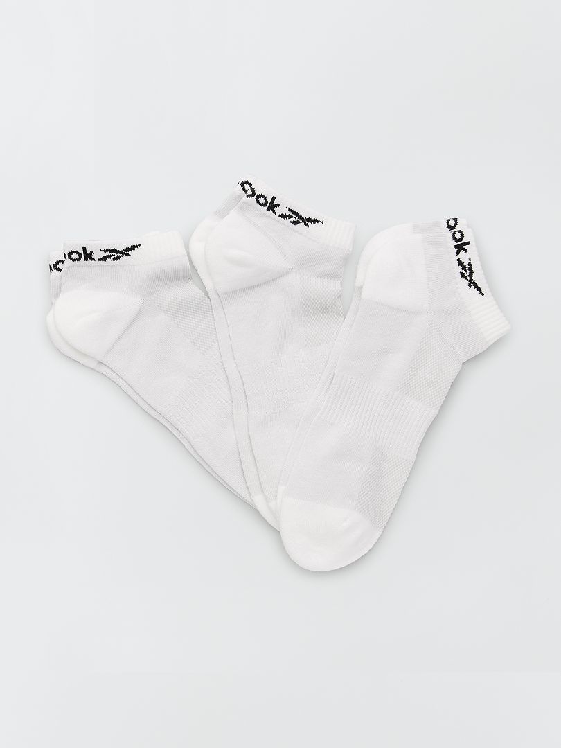 Pack de 3 pares de calcetines 'Reebok' blanco - Kiabi