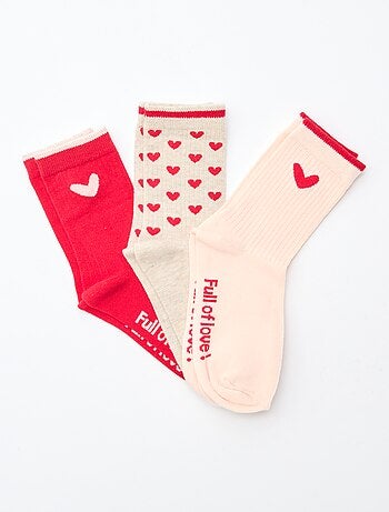 Pack de 3 pares de calcetines