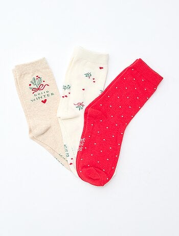 Pack de 3 pares de calcetines